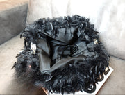 AM I THE DRAMA CLUTCH BAG - BLACK