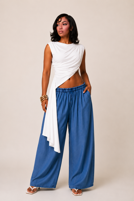 *PreOrder* CASSIA TOP - WHITE