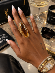 HIGH DRAMA RING - AMBER