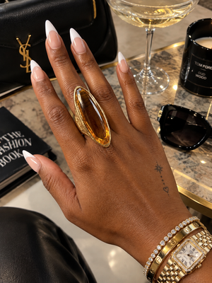 HIGH DRAMA RING - AMBER