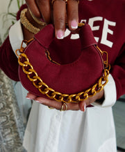 SADDLE UP MINI BAG - MATTE BURGUNDY