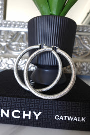 IT GIRL HOOP EARRINGS SILVER