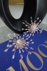 STARBURST EARRINGS - PINK
