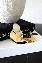 MIXED FEELINGS EARRINGS - SILVER & GOLD