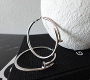 NAILED IT EARRINGS - SILVER