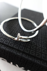 NAILED IT EARRINGS - SILVER