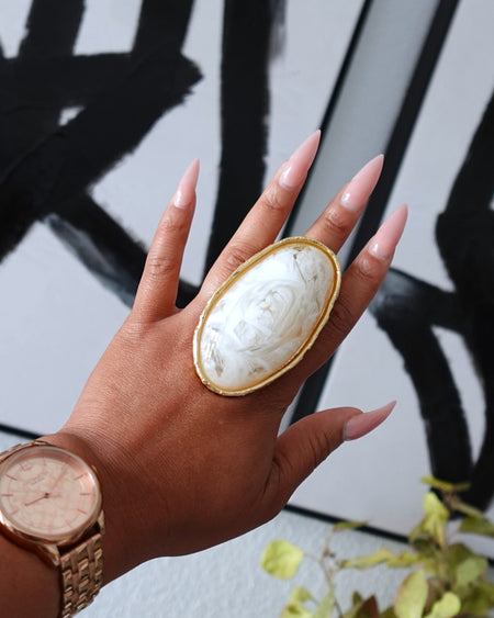 MASRANI RING - WHITE