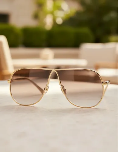 GOLDEN FRAME OF MIND AVIATORS