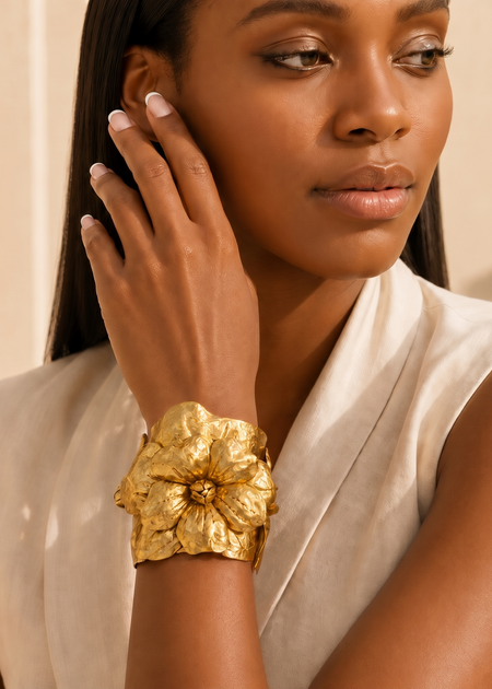 THE GOLDEN MAGNOLIA CUFF