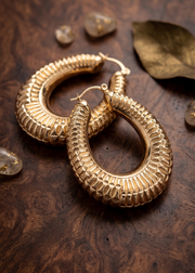VIBE CHECK EARRINGS - GOLD