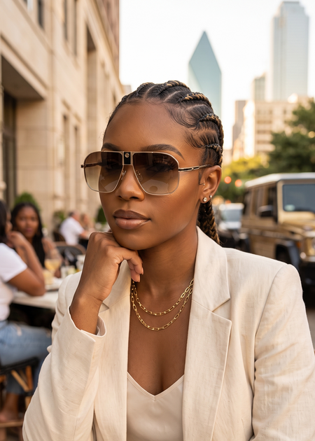 RICH BEHAVIOR AVIATORS