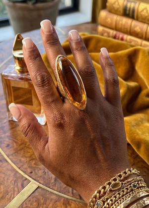 HIGH DRAMA RING - AMBER