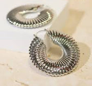 SHE SHELL EARRINGS - SILVER