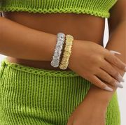 WRAPPED UP CUFF BRACELET - SILVER