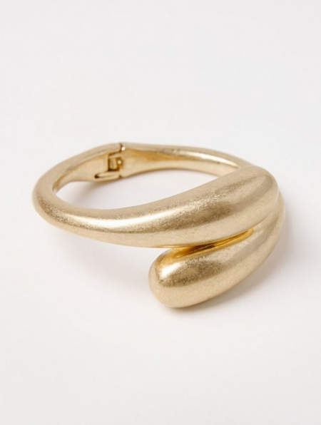 TALK TO THE HAND BANGLE - MATTE GOLD