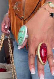 BE JEWELED RING - RUBY