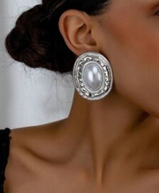 AKOYA PEARL EARRING - SILVER