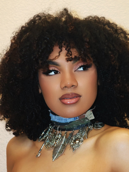 CHARM CHOKER - BLACK & CAMO