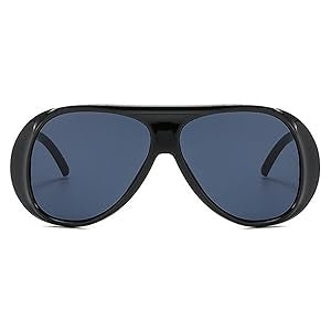 THROWING SHADE AVIATORS - BLACK