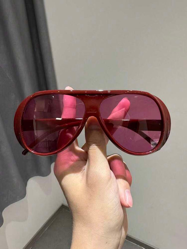THROWING SHADE AVIATORS - BURGUNDY