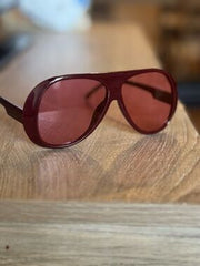THROWING SHADE AVIATORS - BURGUNDY