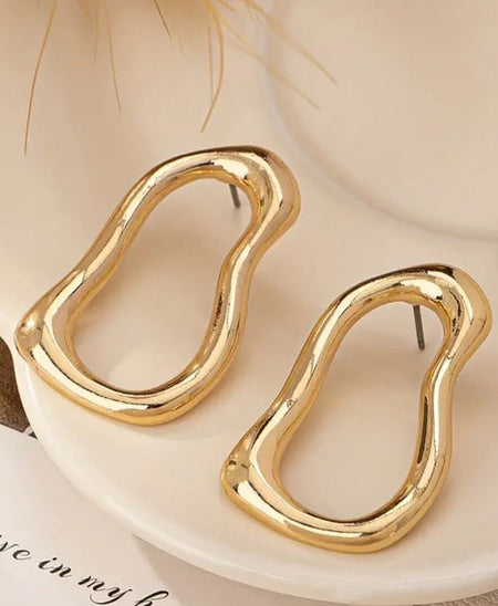 MELTED EARRINGS - GOLD