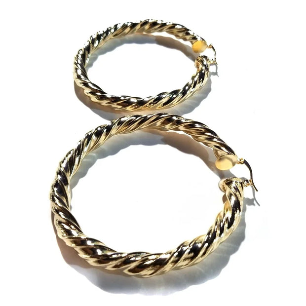 TWISTED EARRINGS - GOLD