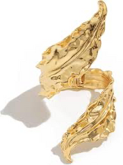 GAIA LEAF BRACELET - GOLD