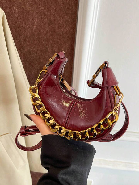 SADDLE UP MINI BAG - WINE