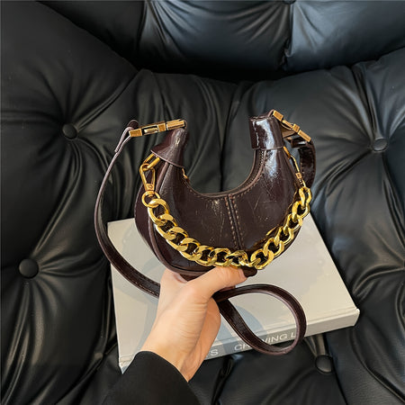 SADDLE UP MINI BAG - DARK BROWN