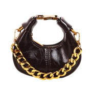 SADDLE UP MINI BAG - DARK BROWN