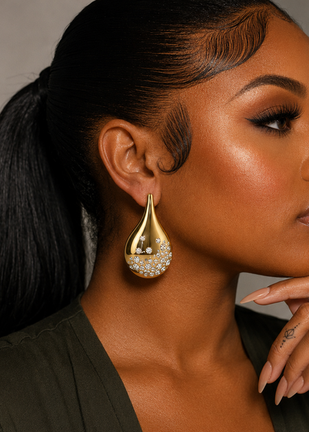 MONEY SHOWER EARRINGS - GOLD