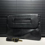 DONT SHOOT THE MESSENGER HANDBAG - BLACK CROC