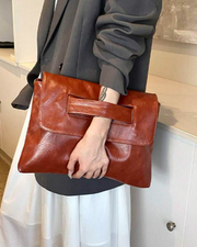 DONT SHOOT THE MESSENGER HANDBAG - BROWN