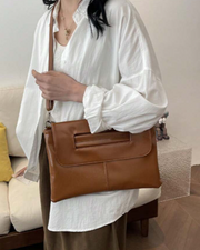 DONT SHOOT THE MESSENGER HANDBAG - BROWN