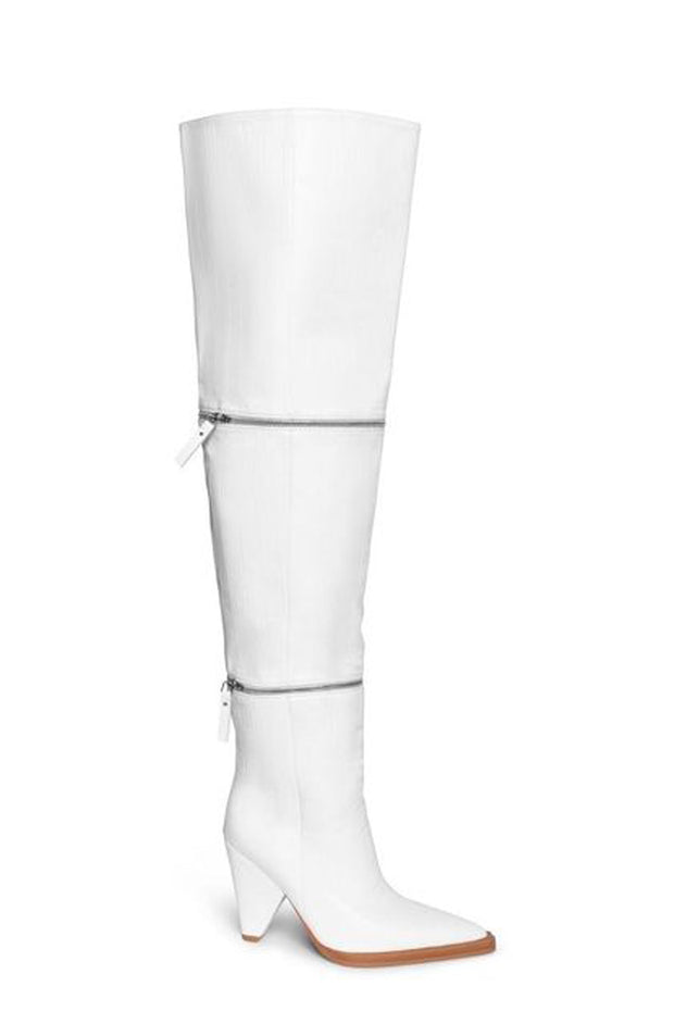 TRIPLE B-WHITE 10 / White / Faux leather