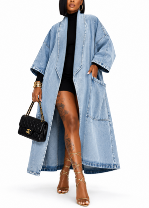 BIG EGO DENIM CARDIGAN