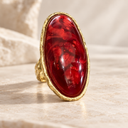 MASRANI RING - BLOODSHOT RED
