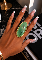 MASRANI RING - LIGHT GREEN