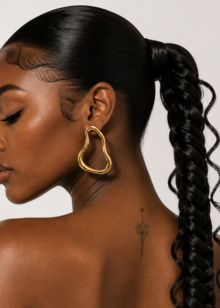MELTED EARRINGS - GOLD