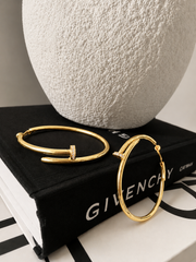 NAILED IT EARRINGS - GOLD