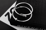 NAILED IT EARRINGS - SILVER