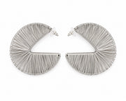 PLAY NO GAMES EARRINGS - SILVER