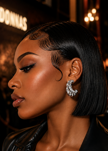PLOT TWIST EARRINGS - SILVER