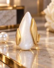 RARE FORM RING- GOLD & SILVER