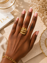 STACKED INTENTIONS RING